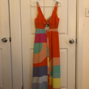 Mara Hoffman Color Block Dress